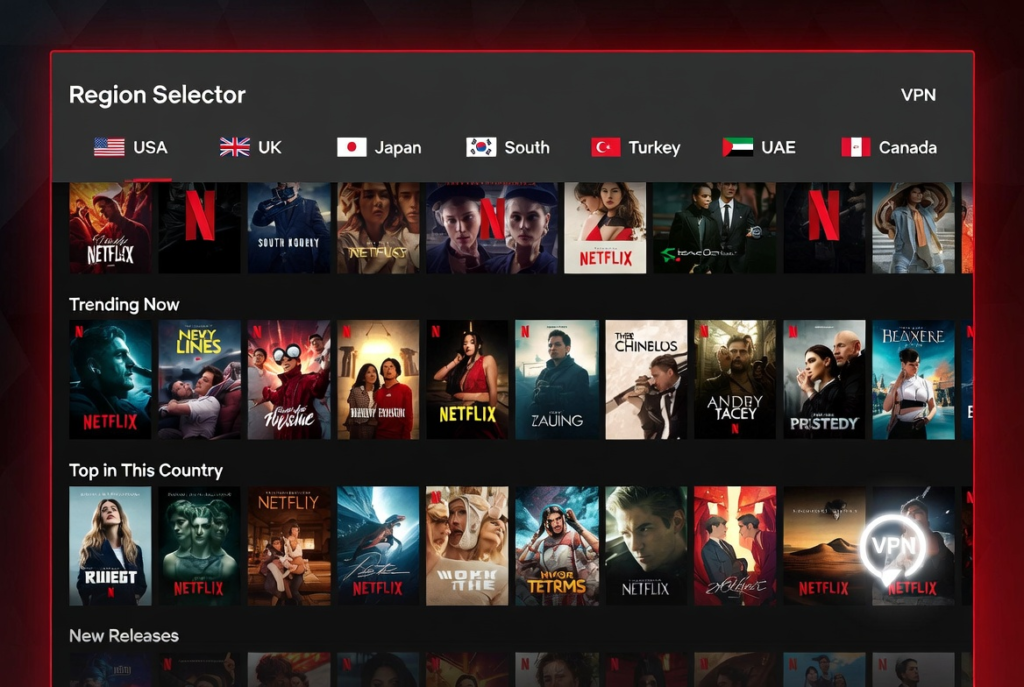 Netflix interface