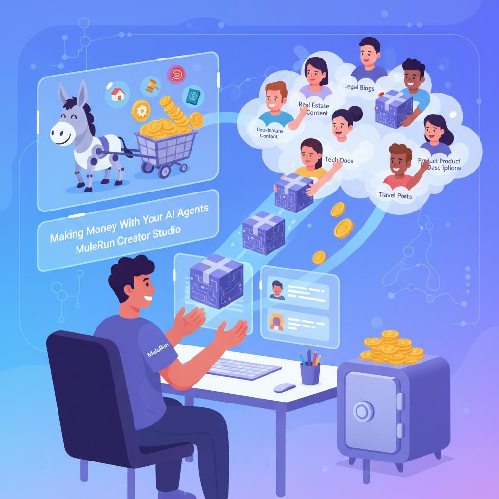 creator making money with their AI agents  MuleRun